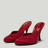 Herbert Levine Sitting Pretty 95 satin mules