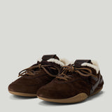 Miu Miu Gymnasium suede and shearling sneakers