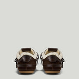 Miu Miu Gymnasium suede and shearling sneakers