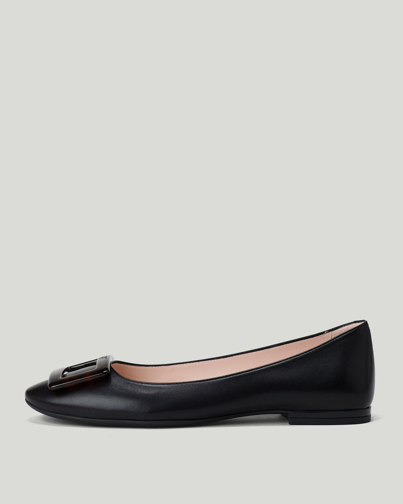 Roger Vivier U-Look leather ballerinas