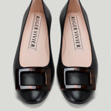 Roger Vivier U-Look leather ballerinas
