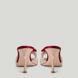 Roger Vivier Epine Rose 85 twill-trimmed satin sandals