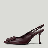 Roger Vivier Viv' in the City leather slingback pumps