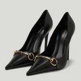 Gucci Horsebit leather pumps