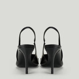 Gucci Donna Horsebit leather slingback pumps