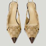 Gucci Donna Horsebit slingback pumps