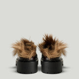Gucci Horsebit shearling-lined mules