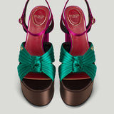 Valentino Garavani Crasher satin platform sandals