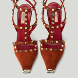 Valentino Garavani Rockstud 100 suede pumps