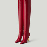 Valentino Garavani DeBoot 105 leather over-the-knee boots