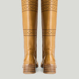 Miu Miu Leather Knee-High Boots
