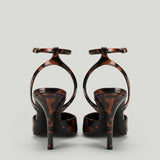 Balmain patent leather strappy pumps