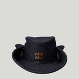 Miu Miu Denim cowboy hat