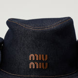 Miu Miu Denim cowboy hat