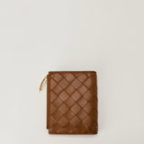 Bottega Veneta Intrecciato small bi-fold wallet
