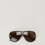 Bottega Veneta Eyewear Knot aviator sunglasses