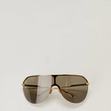 Bottega Veneta Eyewear Long Ribbon shield sunglasses