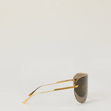 Bottega Veneta Eyewear Long Ribbon shield sunglasses