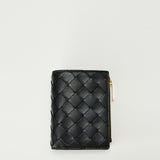 Bottega Veneta Intrecciato small bi-fold wallet
