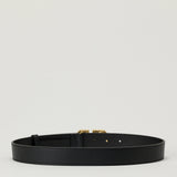 Valentino Garavani VLogo crystal-embellished leather belt