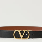 Valentino Garavani VLogo Signature reversible leather belt