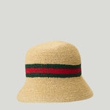 Gucci Woven fabric hat