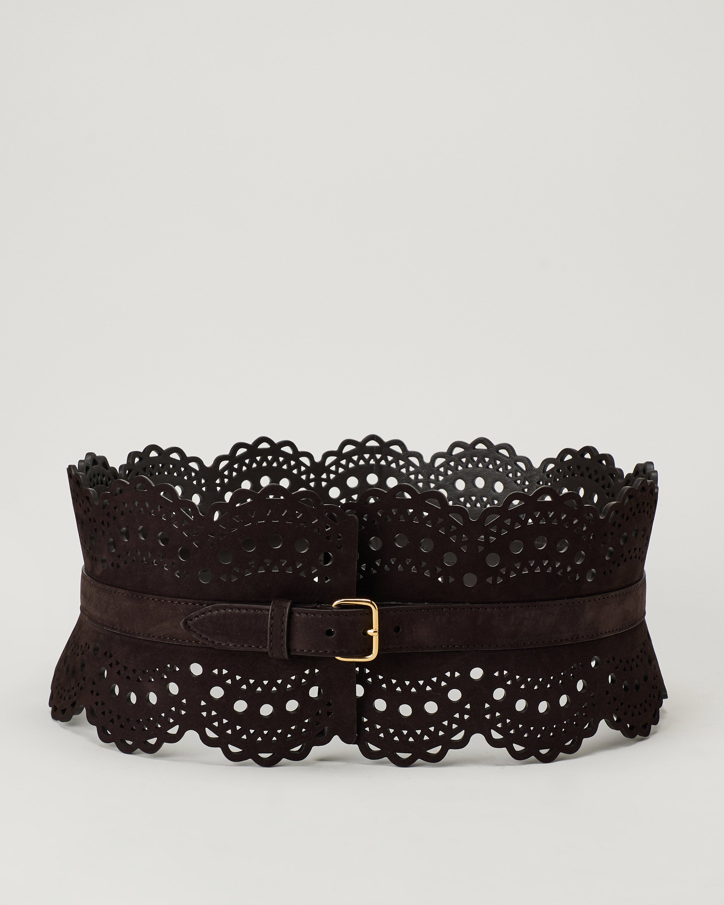 Alaïa Vienne suede corset belt – Luisa World
