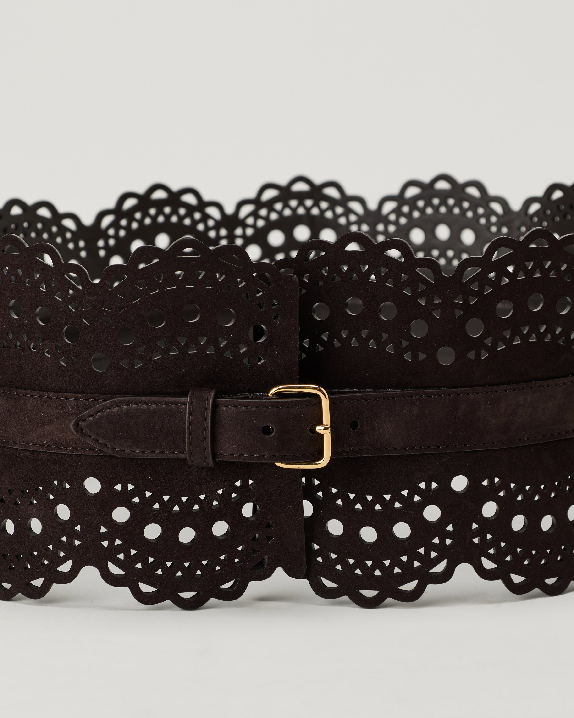 Alaïa Vienne suede corset belt – Luisa World
