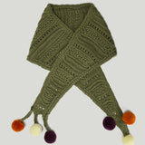 JW Anderson Pom Pom crochet scarf