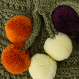 JW Anderson Pom Pom crochet scarf