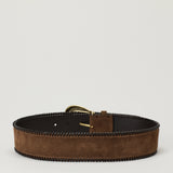 Etro Paisley-buckle suede belt