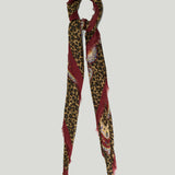 Etro Paisley-border animal-print scarf