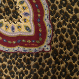 Etro Paisley-border animal-print scarf