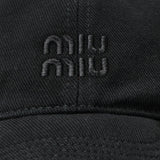 Miu Miu Drill baseball cap
