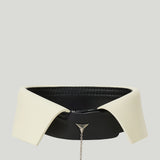 Fendi Charm-detail leather collar