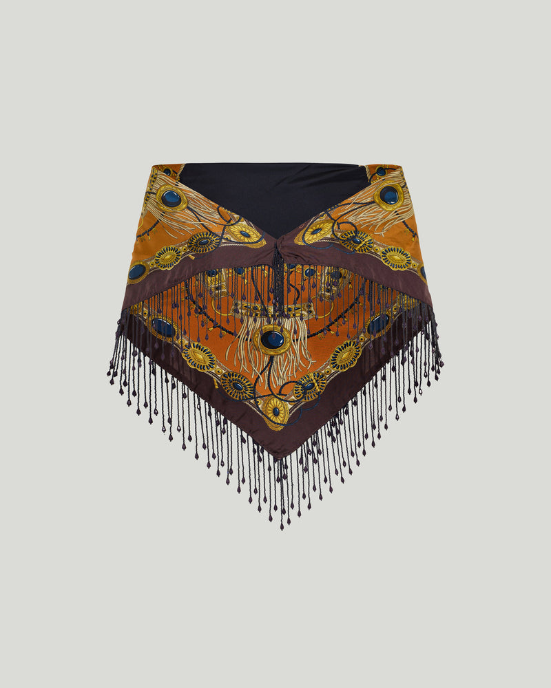 Etro jewel-motif silk scarf