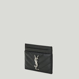 Saint Laurent Cassandre quilted leather cardholder