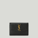 Saint Laurent Uptown flap leather card case