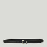 Saint Laurent Cassandre textured leather belt
