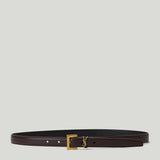 Saint Laurent Cassandre leather belt