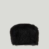 Saint Laurent Shearling pillbox hat