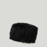 Saint Laurent Shearling pillbox hat