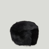Saint Laurent Shearling pillbox hat