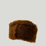 Saint Laurent Shearling pillbox hat