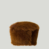 Saint Laurent Shearling pillbox hat