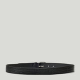 The Frankie Shop Croc-embossed patent leather belt