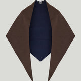 The Frankie Shop Two-tone pointed scarf