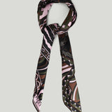 Pucci Mixed-print silk-twill scarf