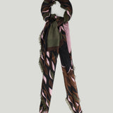 Pucci Mixed-print silk scarf