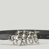 Chloé Running Horses leather belt